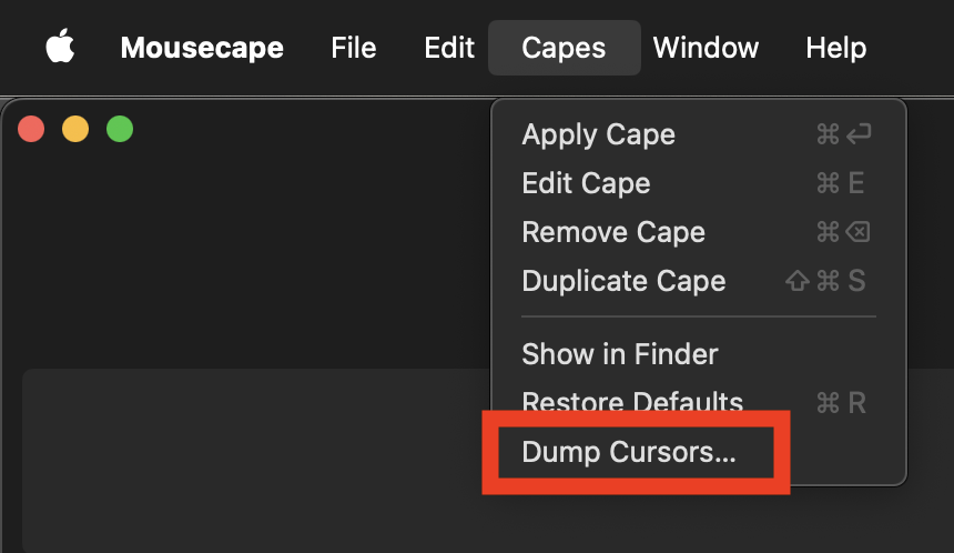 dump-cursors