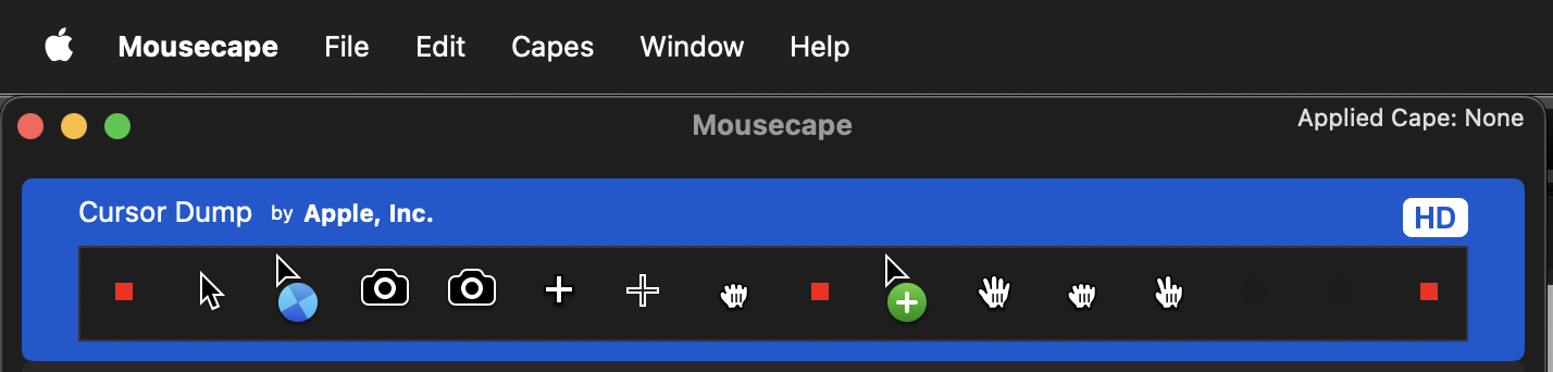 dumped-cursors