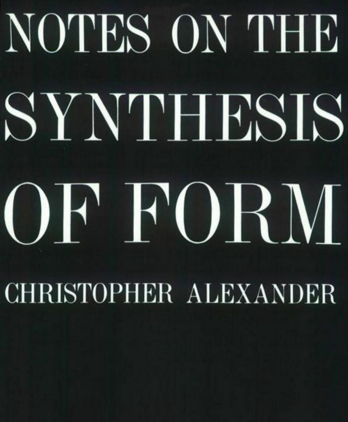 Notes on the Synthesis of Form cover